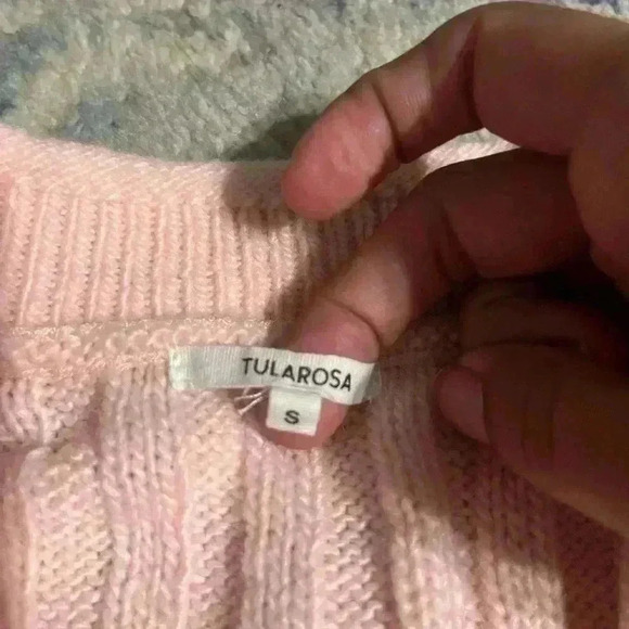 Tularosa casha blush coquette Cardigan small - Picture 4 of 6